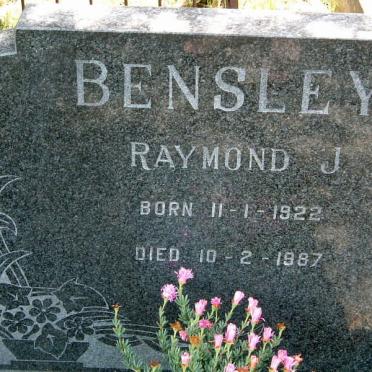 BENSLEY Raymond J. 1922-1987