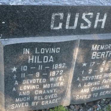 GUSH Bertram 1903-1978 &amp; Hilda 1892-1972