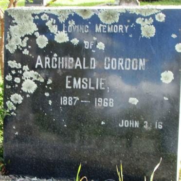 EMSLIE Archibald Gordon 1887-1968