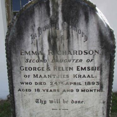 EMSLIE Emma Richardson -1893