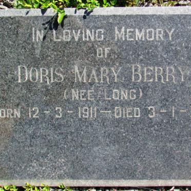 BERRY Doris Mary nee LONG 1911-1978