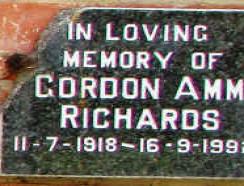 RICHARDS Gordon Amm 1918-1992