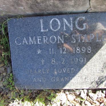 LONG Cameron Staples 1898-1991