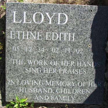 LLOYD Ethne Edith 1934-2002