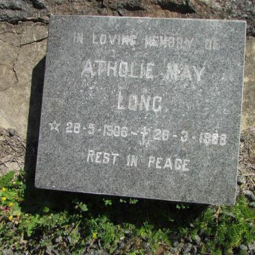 LONG Atholie May 1906-1988