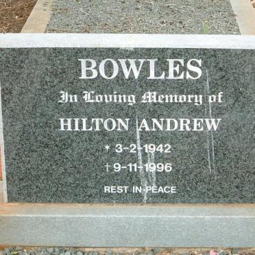 BOWLES Hilton Andrew 1942-1996