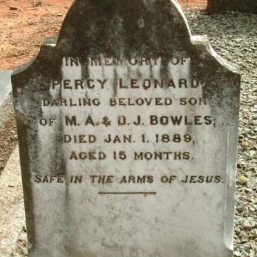 BOWLES Percy Leonard -1889 