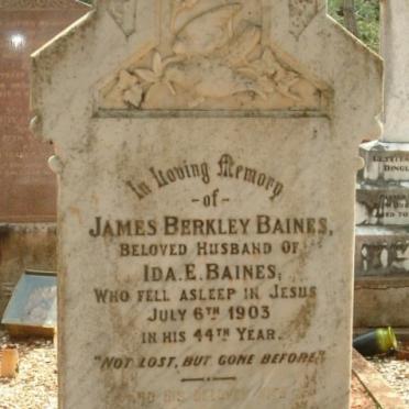 BAINES James Berkley -1903 &amp; Ida -1945