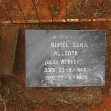 ALLCOCK Muriel Edna nee WEBBER 1909-1978