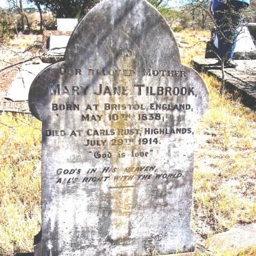 TILBROOK Mary Jane 1838-1914