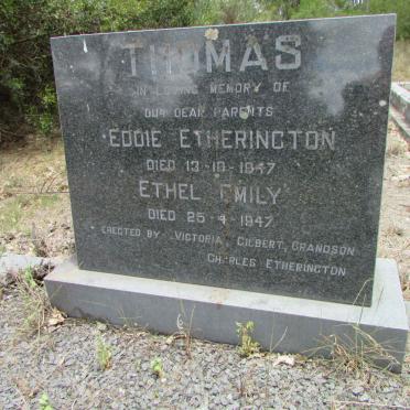 THOMAS Eddie Etherington -1947 &amp; Ethel Emily -1947