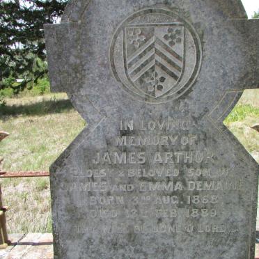 DEMAINE James Arthur 1868-1889