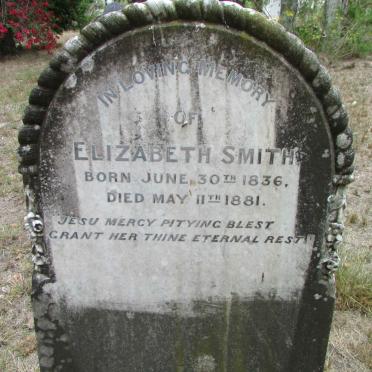 SMITH Elizabeth 1836-1881