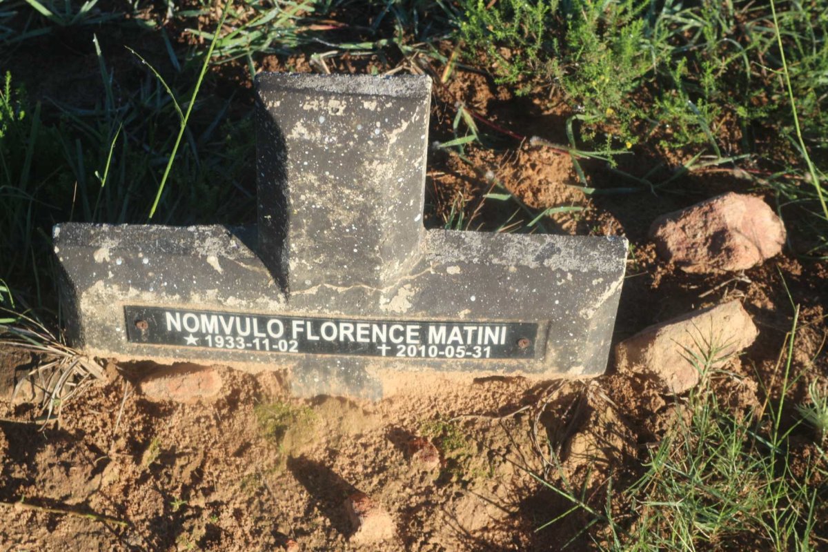 MATINI Nomvulo Florence 1933-2010