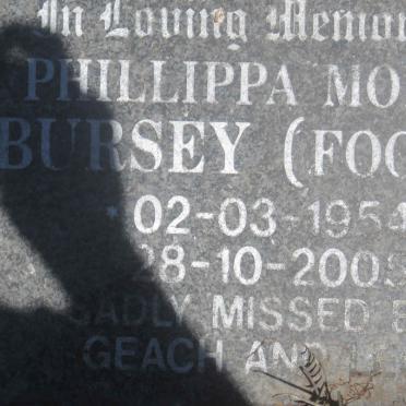 BURSEY Phillippa Molly 1954-2005