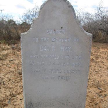 HAY David -1872