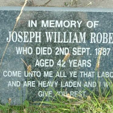 ROBEY Joseph William -1887