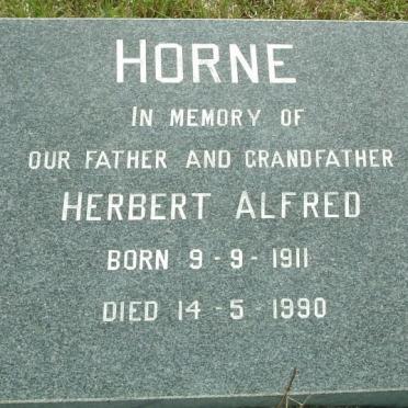 HORNE Herbert Alfred 1911-1990