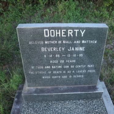 DOHERTY Beverley Janine 1966-1995