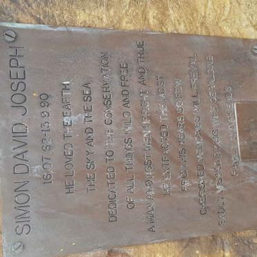 JOSEPH Simon David 1962-1990