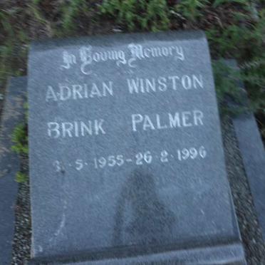 PALMER Adrian Winston Brink 1955-1996