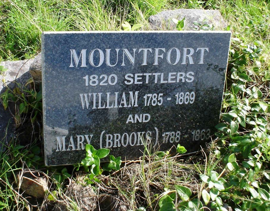 MOUNTFORT William 1785-1869 &amp; Mary BROOKS 1788-1863