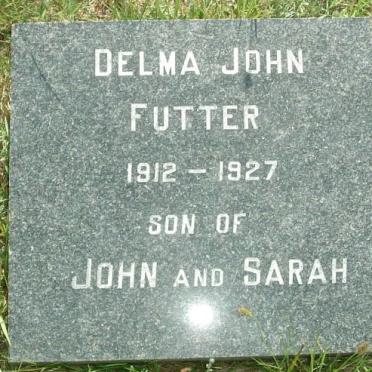 FUTTER Delma John 1912-1927