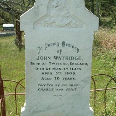 WATRIDGE John -1906