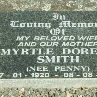 SMITH Myrtle Doreen nee PENNY 1920-2000