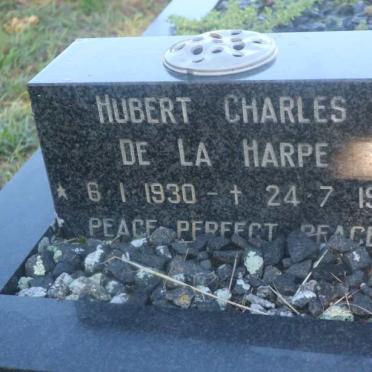 HARPE Hubert Charles, de la 1930-1980