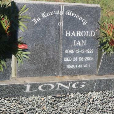 LONG Harold Ian 1929-2006