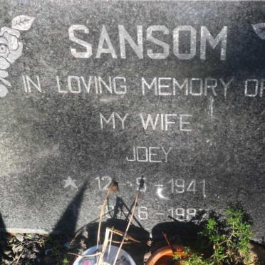 SANSOM Joey 1941-1987