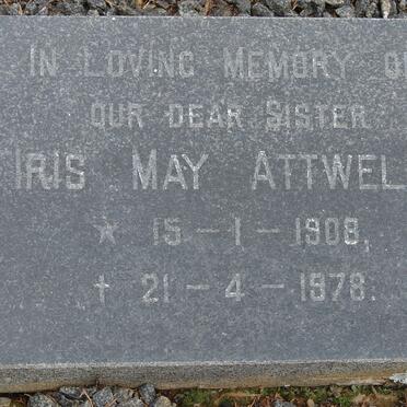 ATTWELL Iris May 1908-1978