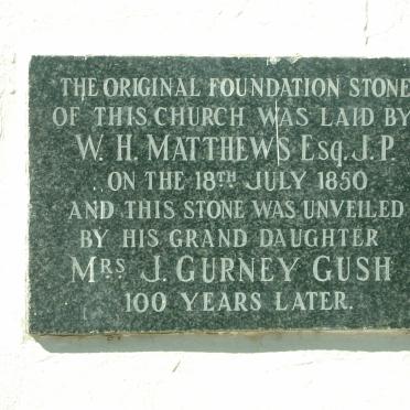 05. Church Foundation stone