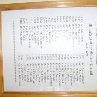 06. Ministers of the Salem circuit 1850-2006