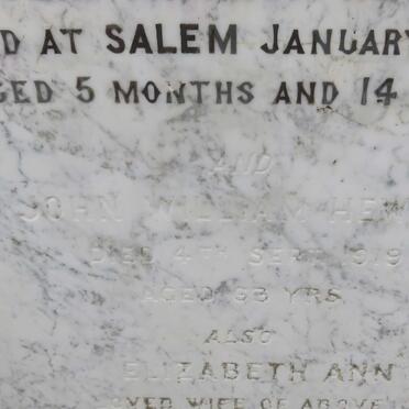 HEWSON John -1919 &amp; Elizabeth Ann -1932 :: HEWSON Gertrude Ellen -1905 :: HEWSON Leslie Arthur -1885 