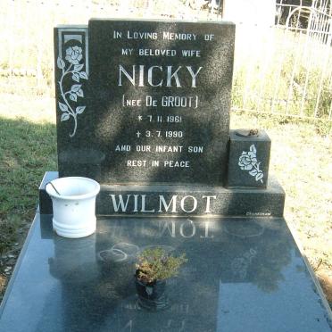 WILMOT Nicky nee DE GROOT 1961-1990 