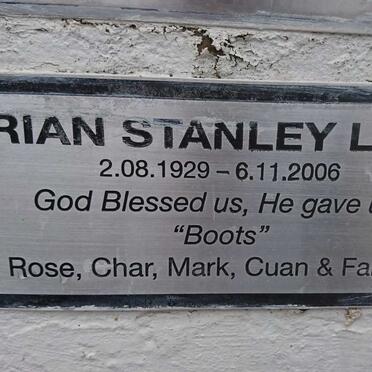 LONG Brian Stanley 1929-2006