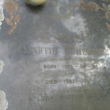 SCHEEPERS Martin 1929-1982