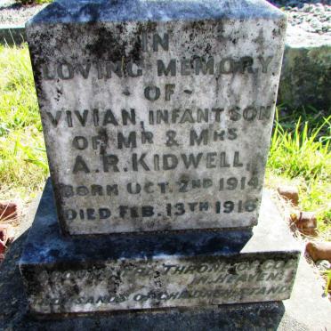 KIDWELL Vivian 1914-1916