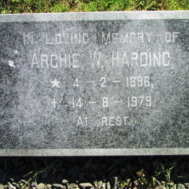 HARDING Archie W. 1896-1979