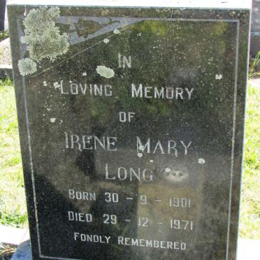 LONG Irene Mary 1901-1971