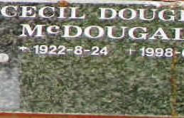 McDOUGALL Cecil Douglas 1922-1998