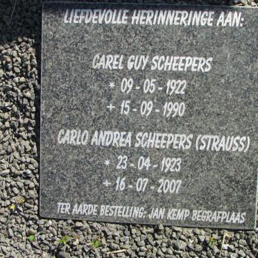 SCHEEPERS Carel Guy 1922-1990 &amp; Carlo Andrea STRAUSS 1923-2007