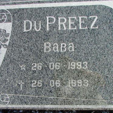 PREEZ Baba, du 1993-1993