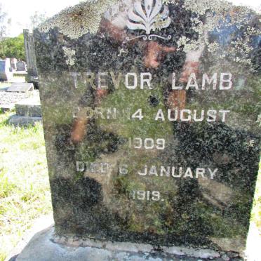 LAMB Trevor 1909-1919