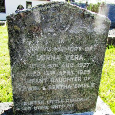 EMSLIE Lorna Vera 1927-1929