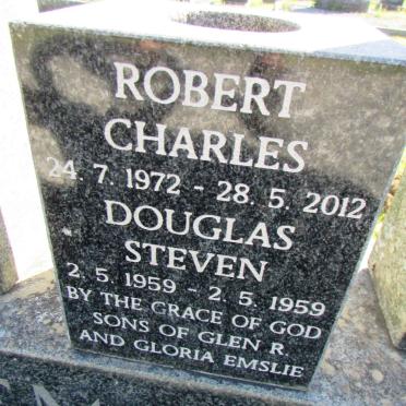 EMSLIE Robert Charles 1972-2012 :: EMSLIE Douglas Steven 1959-1959