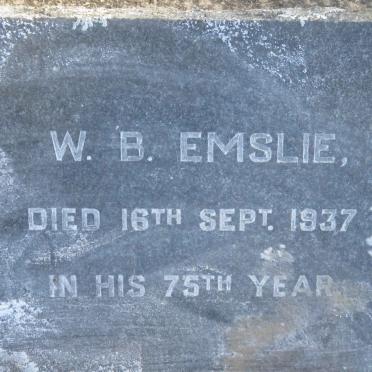 EMSLIE W.B. -1937