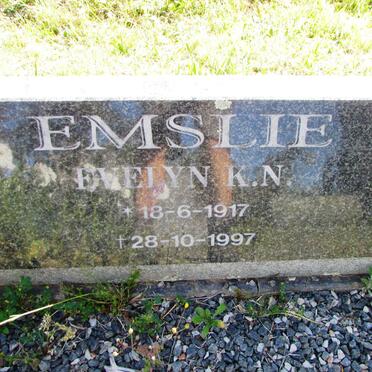 EMSLIE Evelyn K.N. 1917-1997